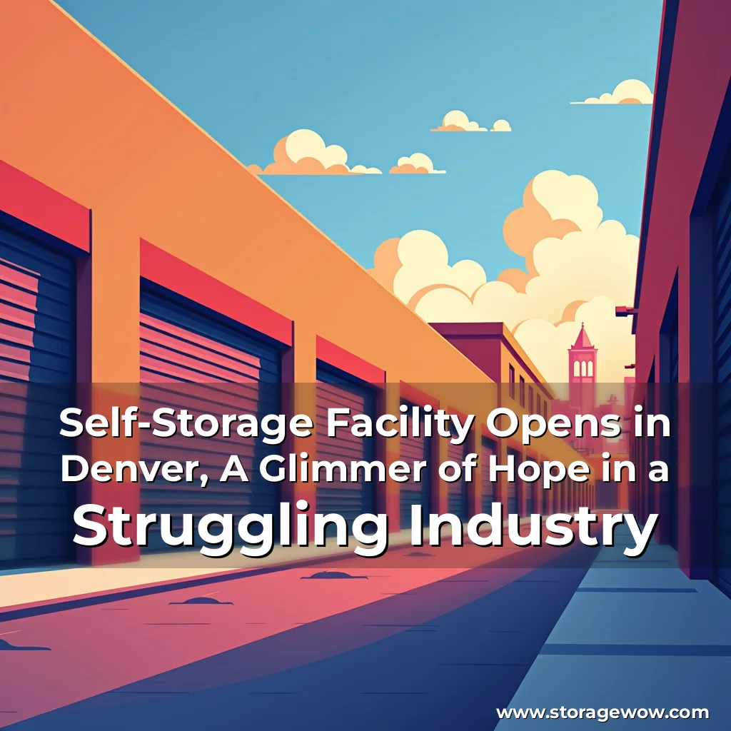 Read more about the article Self-Storage Facility Opens in Denver, A Glimmer of Hope in a Struggling Industry