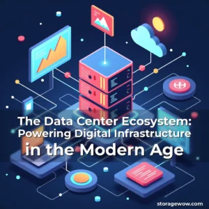 Artistic representation for The Data Center Ecosystem: Powering Digital Infrastructure in the Modern Age