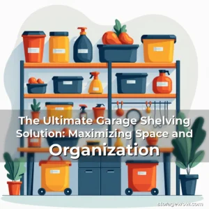 Artistic representation for The Ultimate Garage Shelving Solution: Maximizing Space and Organization
