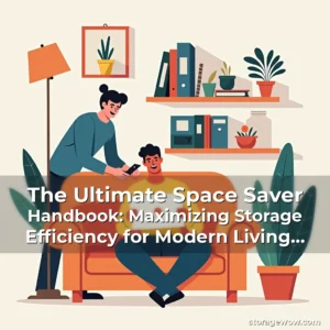 Artistic representation for The Ultimate Space Saver Handbook: Maximizing Storage Efficiency for Modern Living Spaces