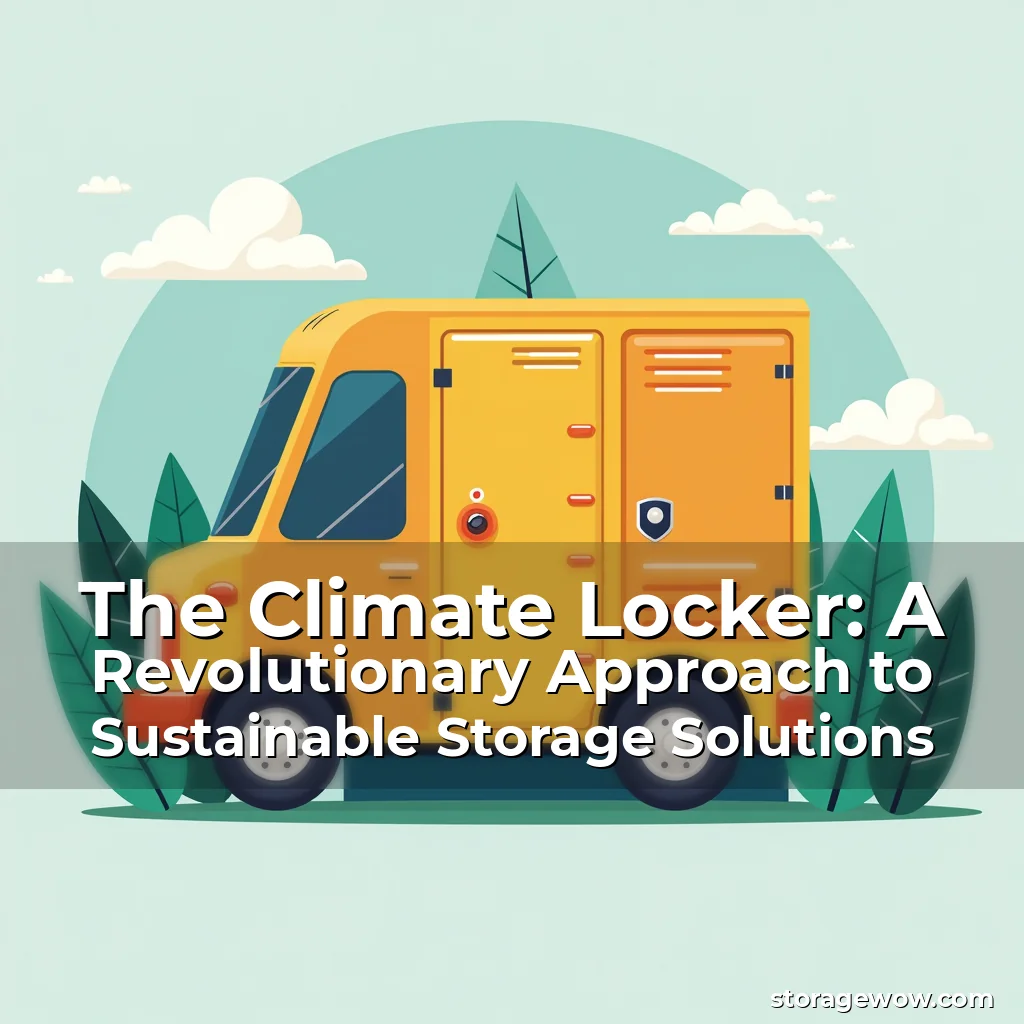 Read more about the article The Climate Locker: A Revolutionary Approach to Sustainable Storage Solutions