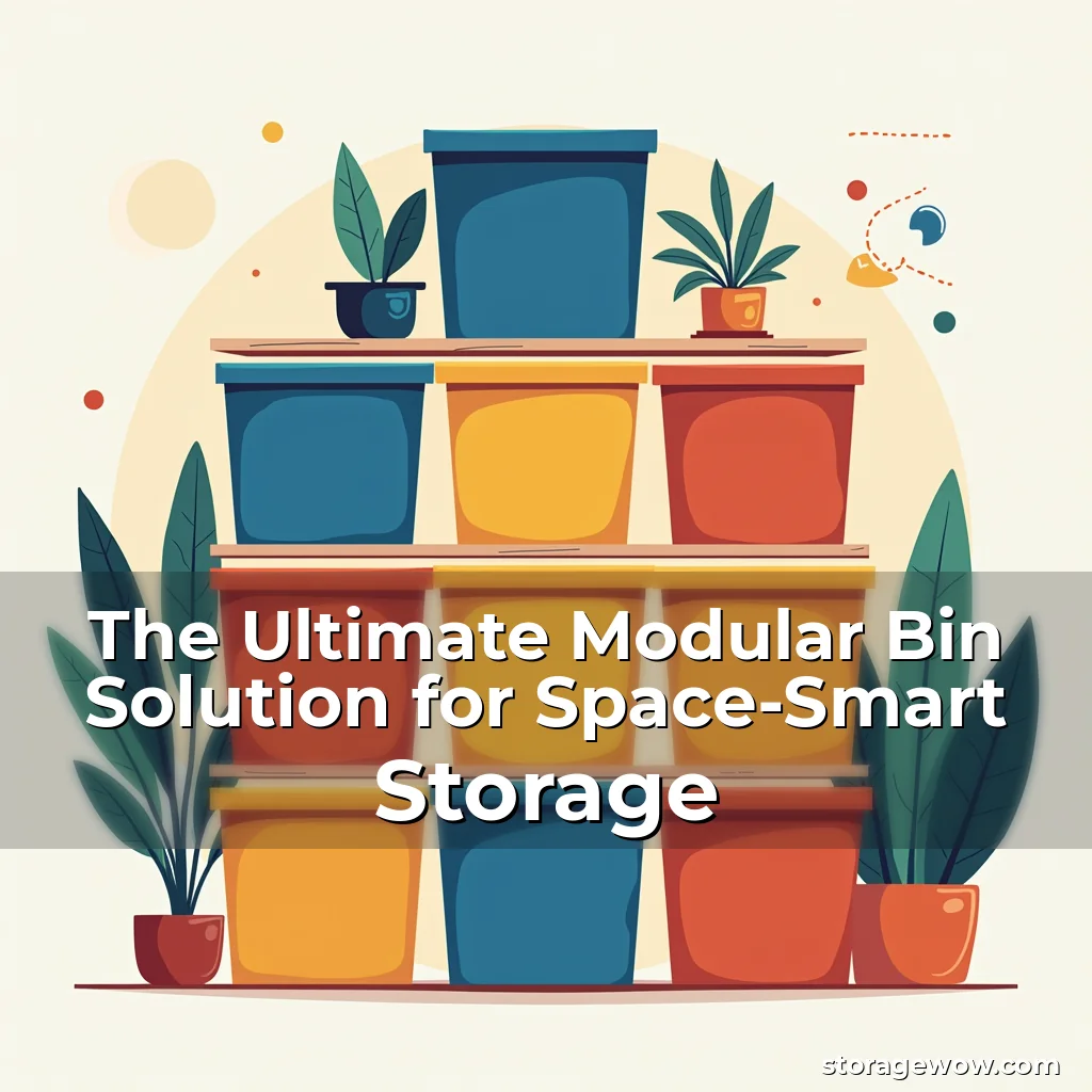 Read more about the article The Ultimate Modular Bin Solution for Space-Smart Storage