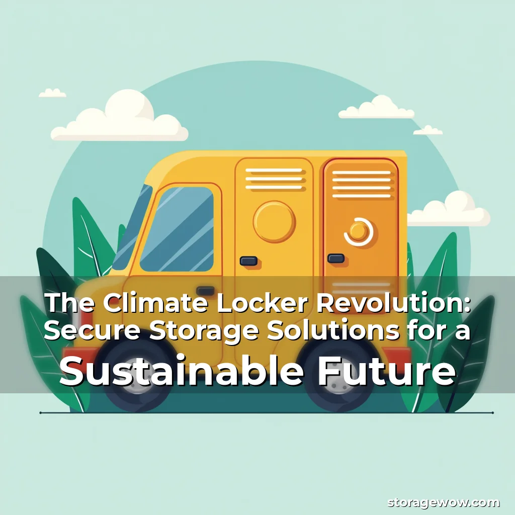 Read more about the article The Climate Locker Revolution: Secure Storage Solutions for a Sustainable Future