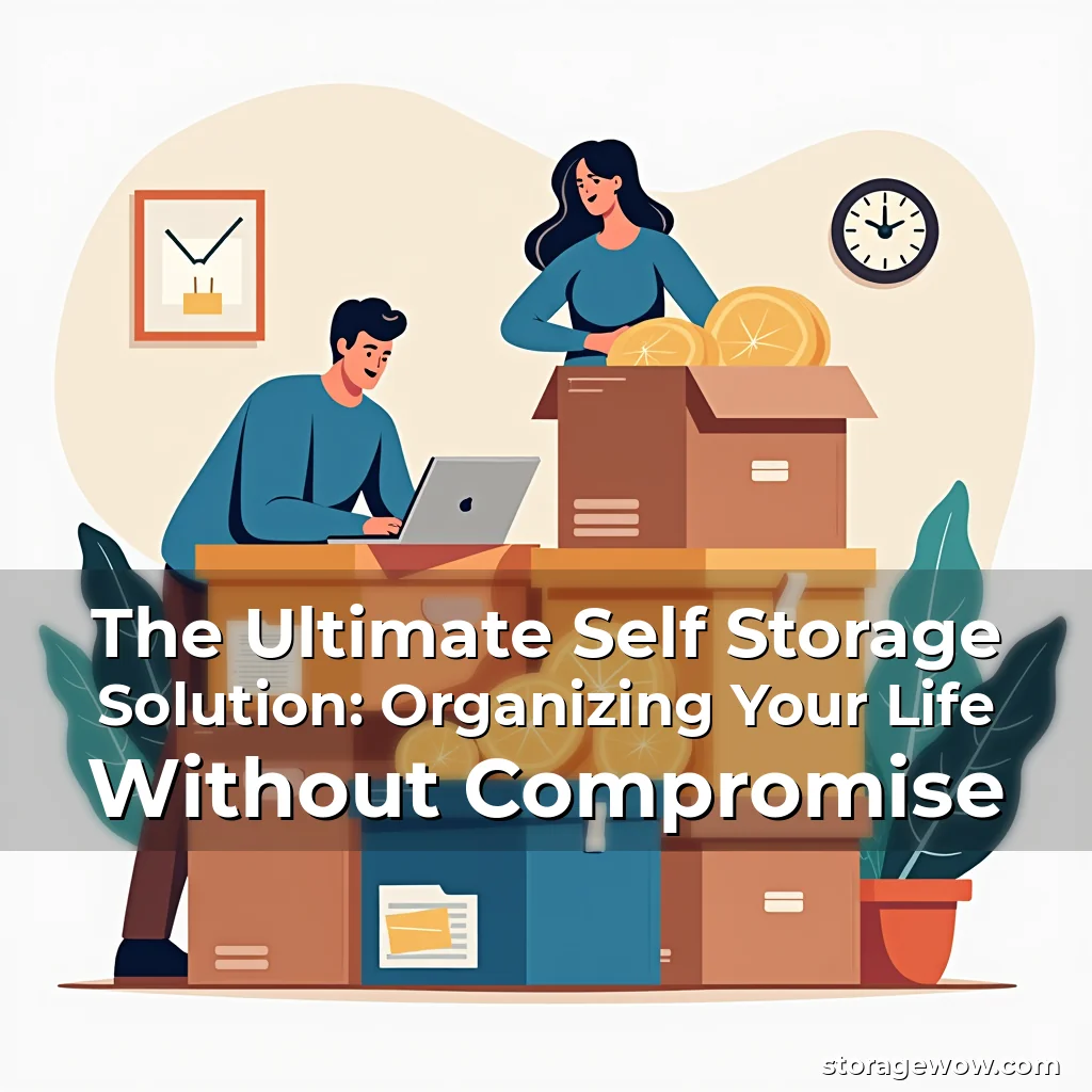 Read more about the article The Ultimate Self Storage Solution: Organizing Your Life Without Compromise